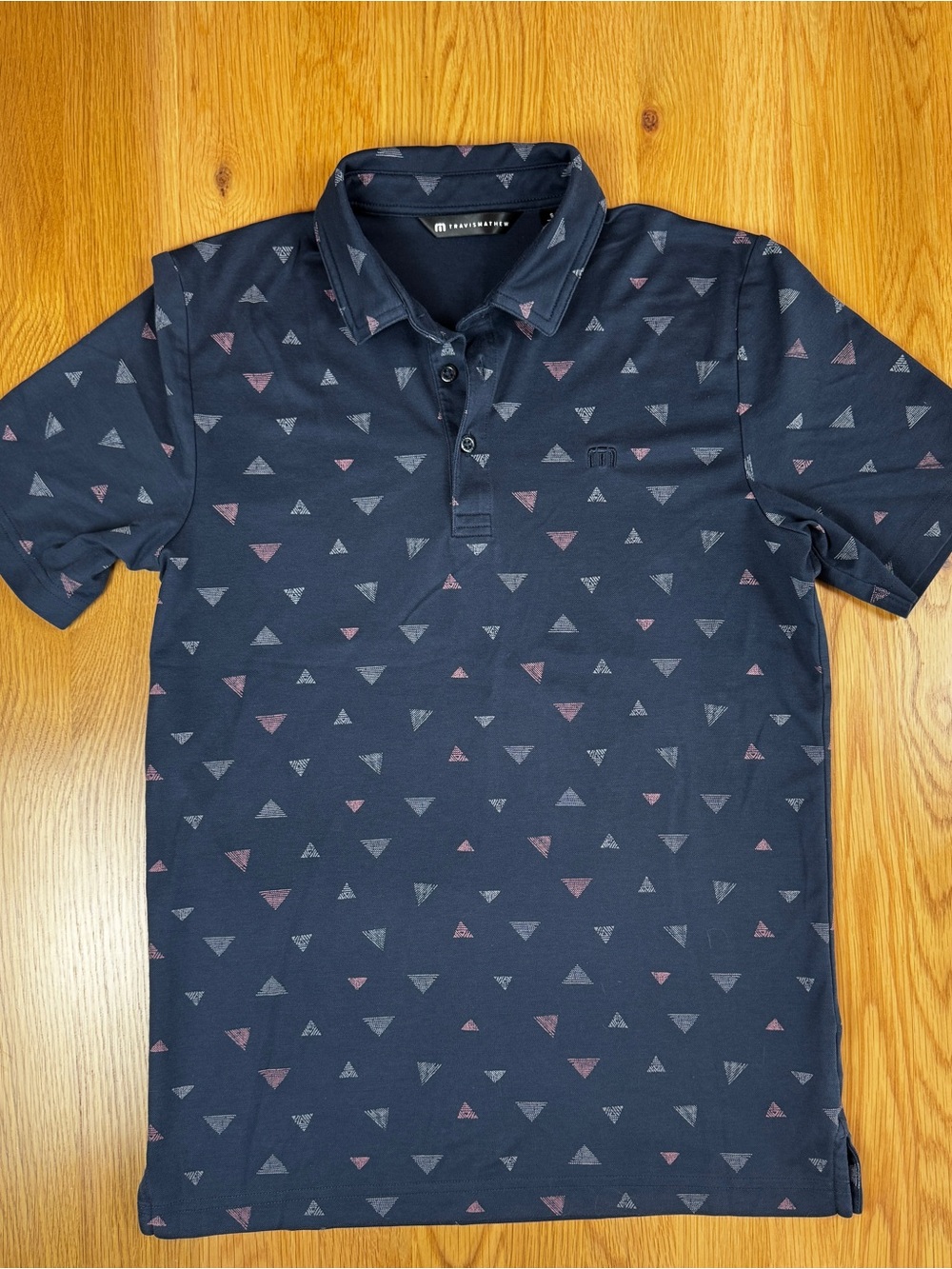 TravisMathew Men's Home Break Polo Navy Golf Athleisure
